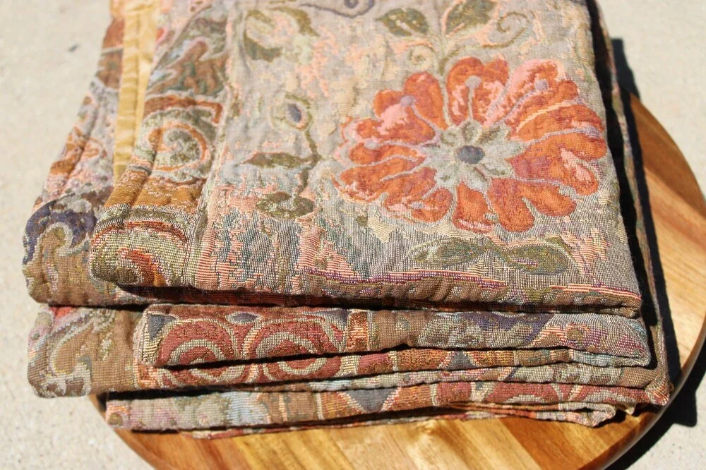 Set of 4 Tapestry Pillow Shams Woven Decorative Covers 19.5